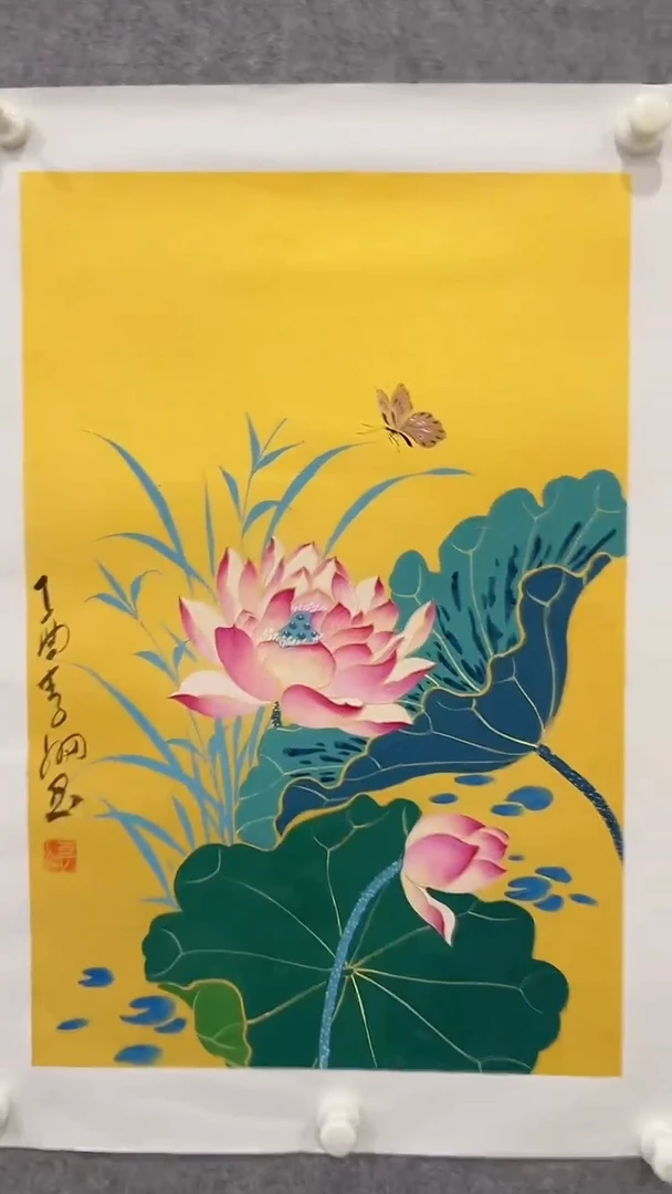 国画李纲-2.7平尺-花鸟国画