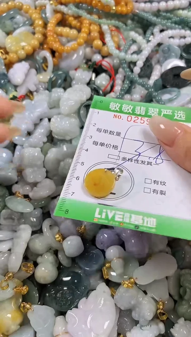 翡翠未镶嵌颈饰闪购0259420多样性发其一