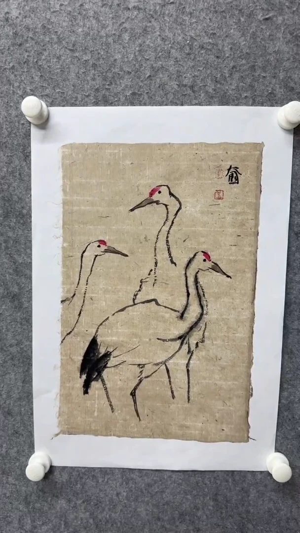 国画写意画花鸟画手绘