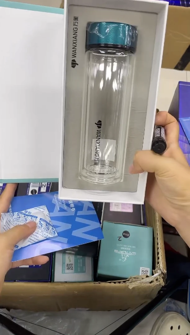 高硼硅玻璃无手柄款万象双层v126sl绿