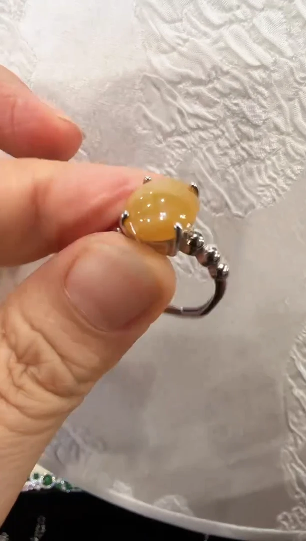 翡翠银S925镶嵌颈饰国风