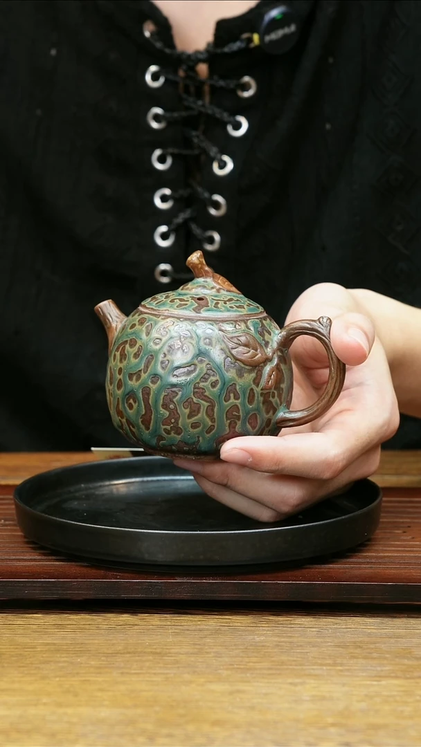 柴烧老岩泥高温茶器皿