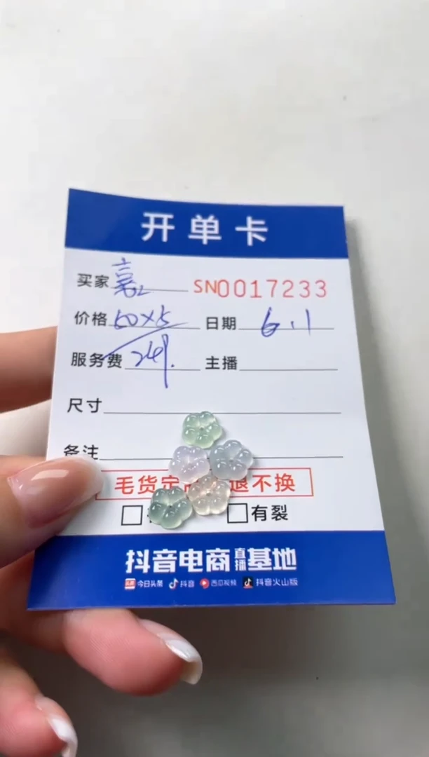 翡翠未镶嵌颈饰00017233