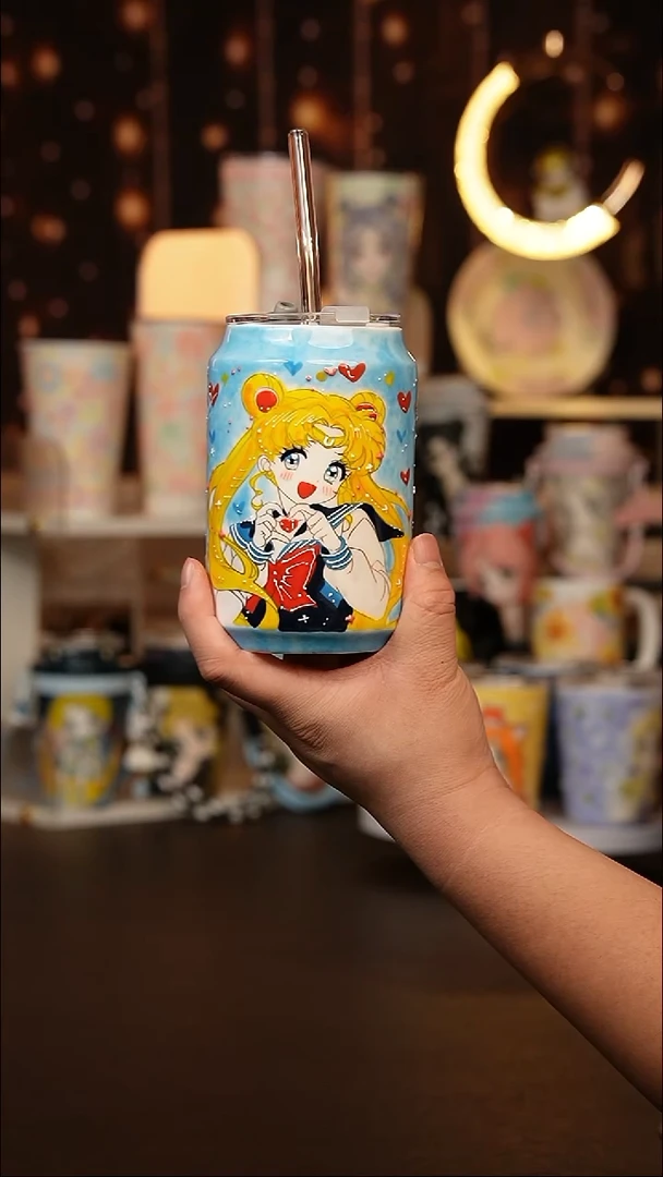 (玉泥）景德镇手工手绘文创陶瓷杯