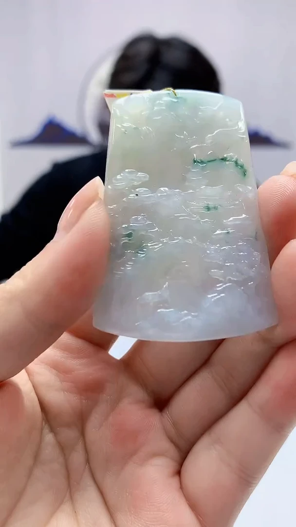 【闪购商品】定制翡翠未镶嵌5145ms-毛货挂件97