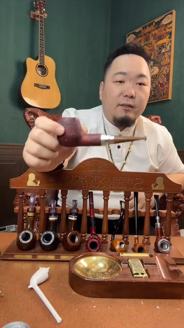 石楠木木雕款意大利进口石楠木烟斗