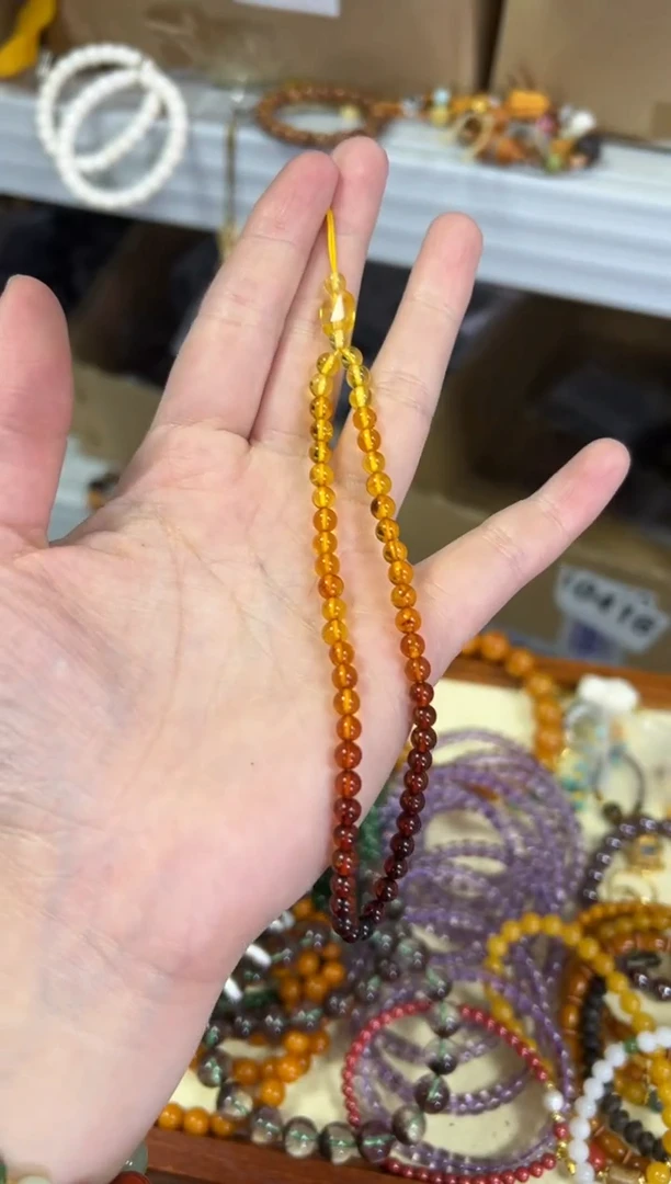 【闪购商品】琥珀手链未镶嵌琥珀渐变手机挂件[1523]