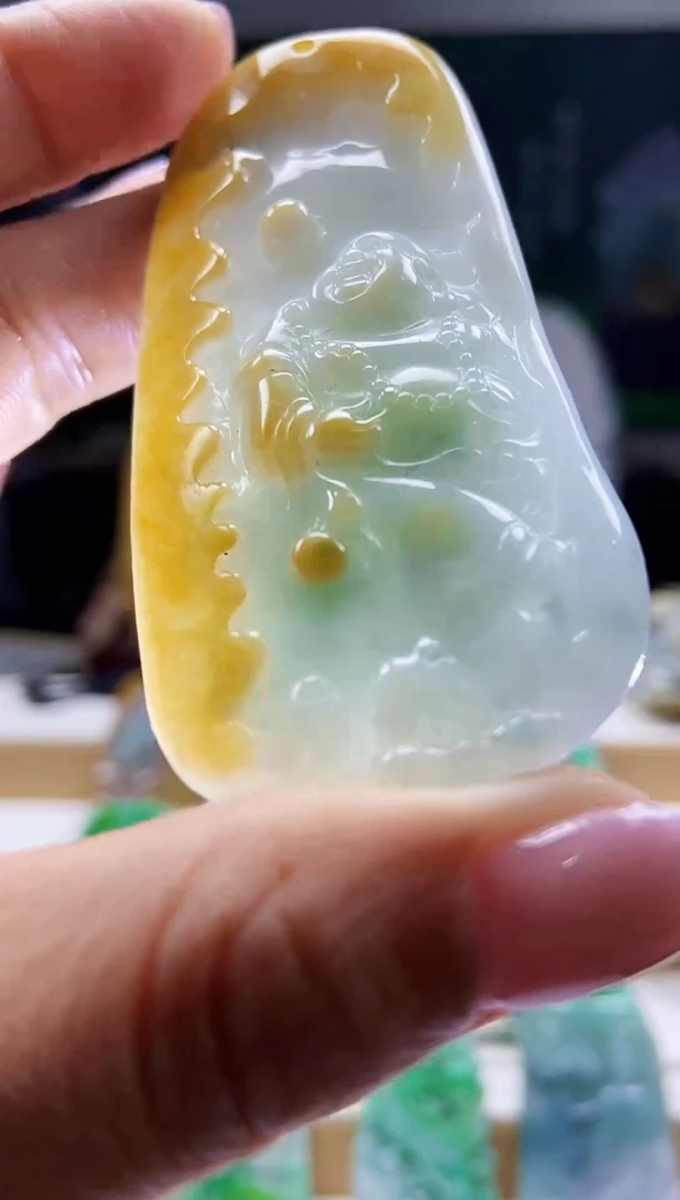未镶嵌挂件翡翠翡翠A货