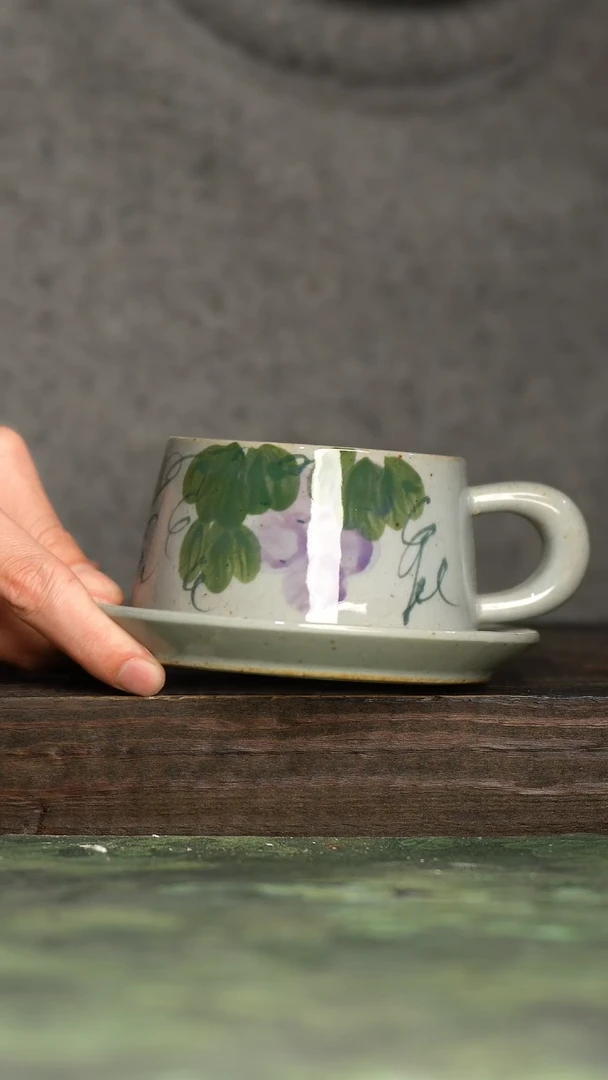 【闪购商品】杯青诗手工手绘瓷器