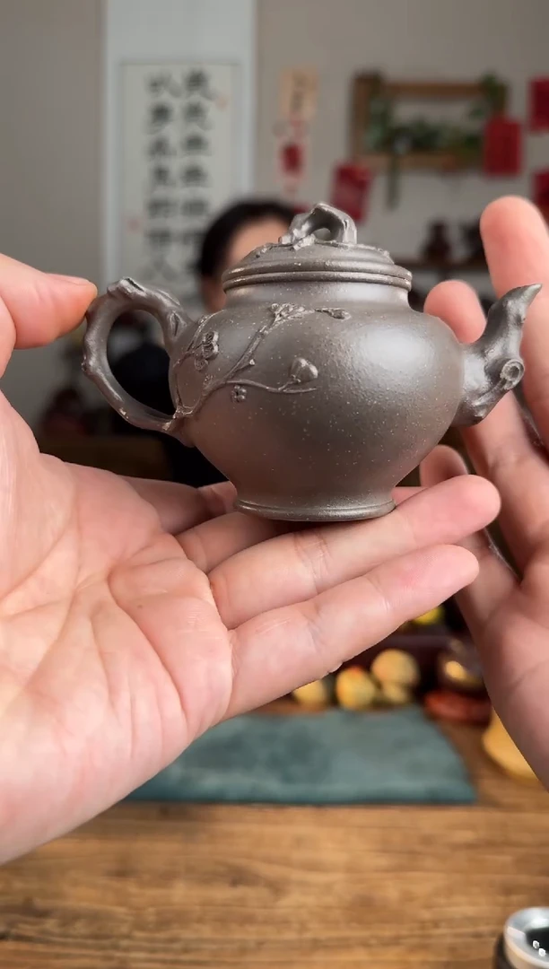 【闪购商品】紫砂茶壶报春 豆碧