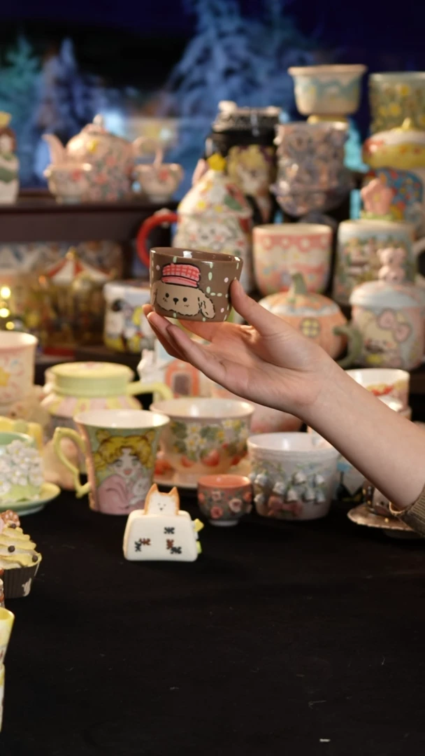 其他陶景德镇釉下彩手绘设计师款陶瓷