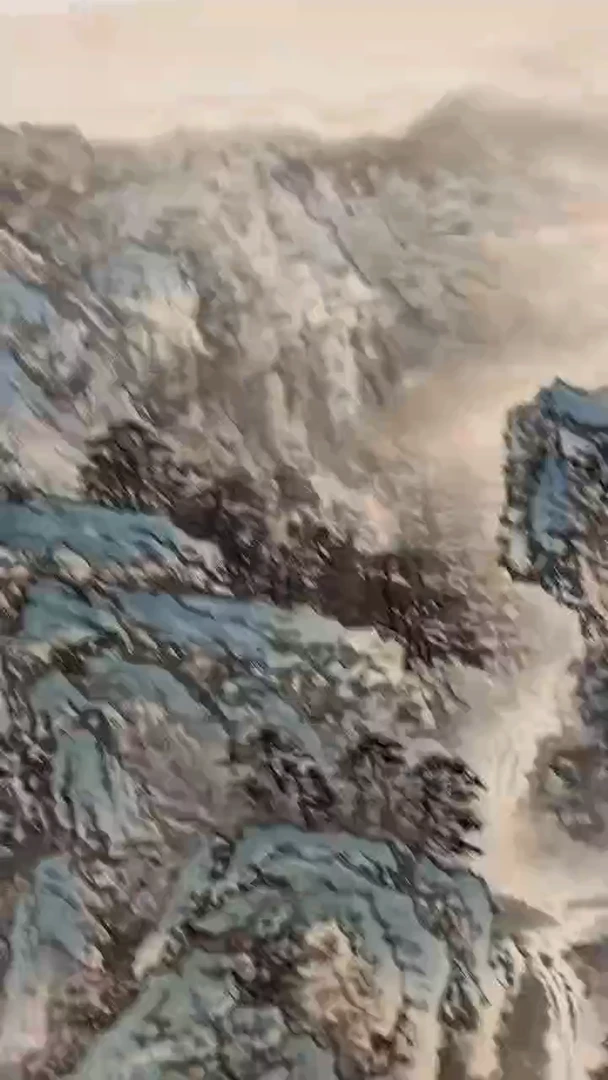 国画李纲-8平尺-山水国画