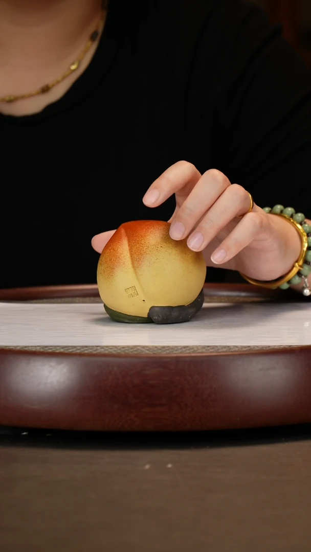 【闪购商品】紫砂茶壶茶宠寿桃