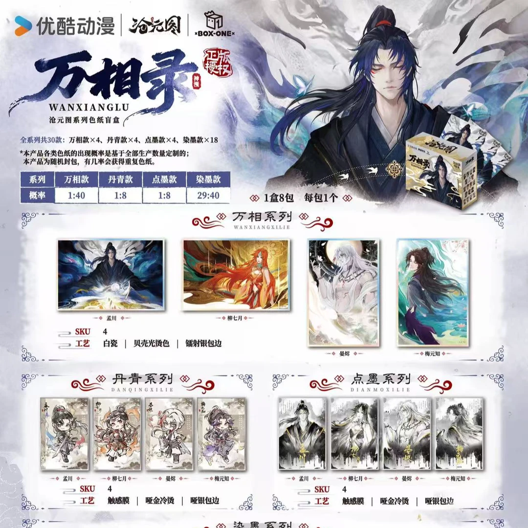 【昂】开心一下XBOXONEX 沧元图-万相录系列徽章 色纸盲盒