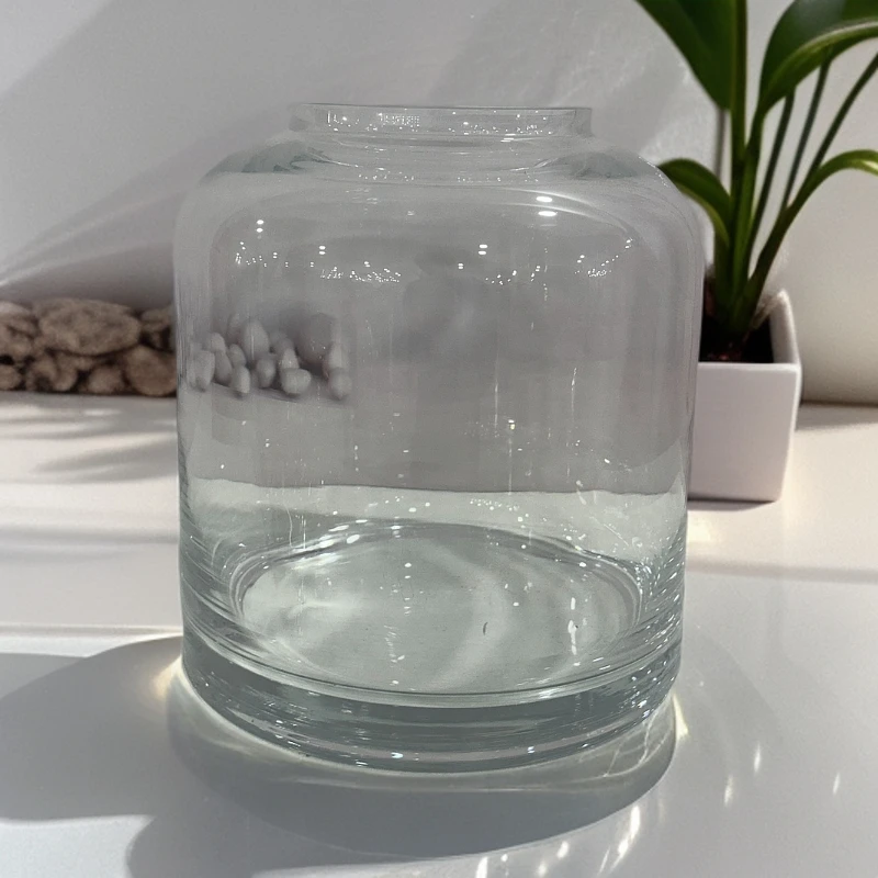 私花主义Q72微瑕创意简约透明水晶玻璃花瓶-PK