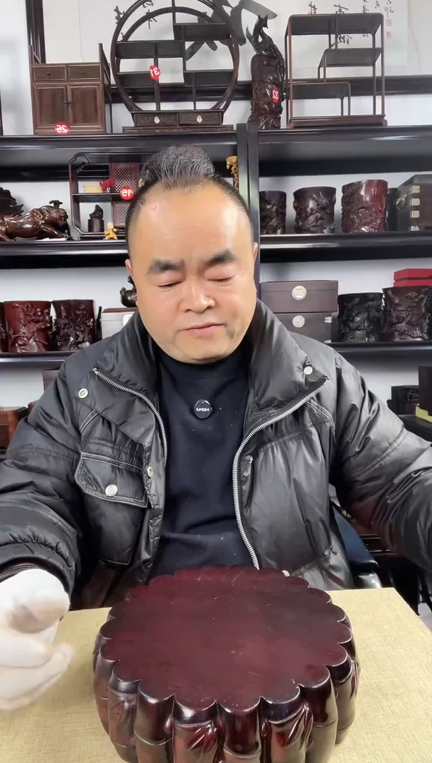 木老李红木工艺品39瑕疵