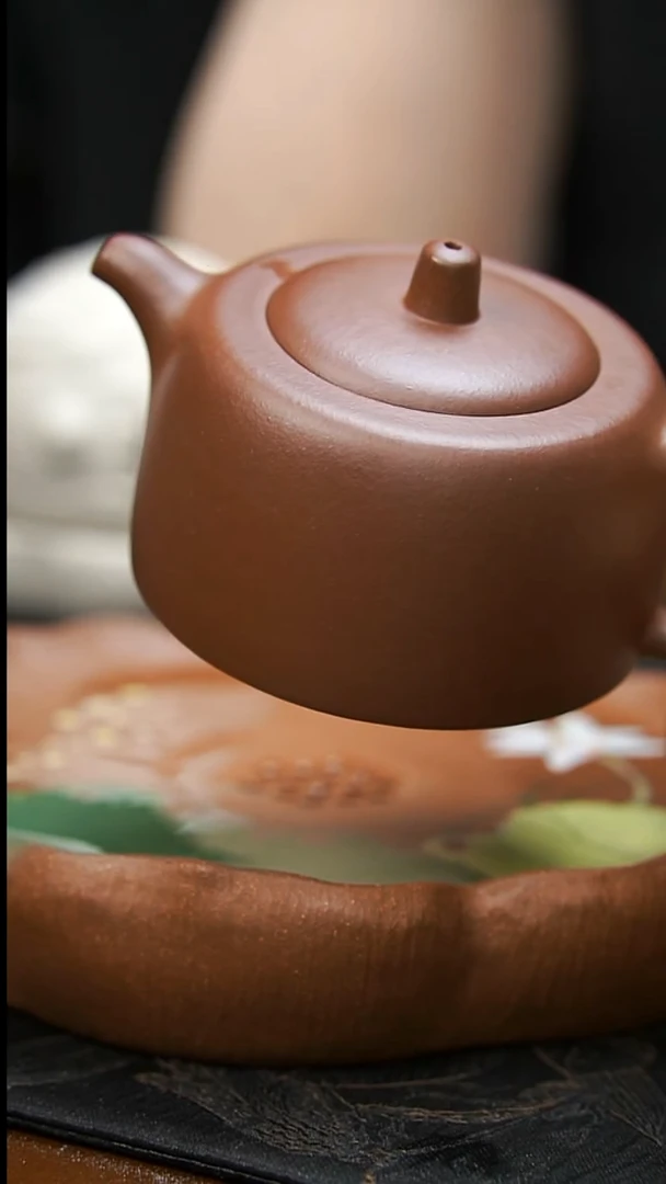 茶壶紫砂紫泥井栏壶