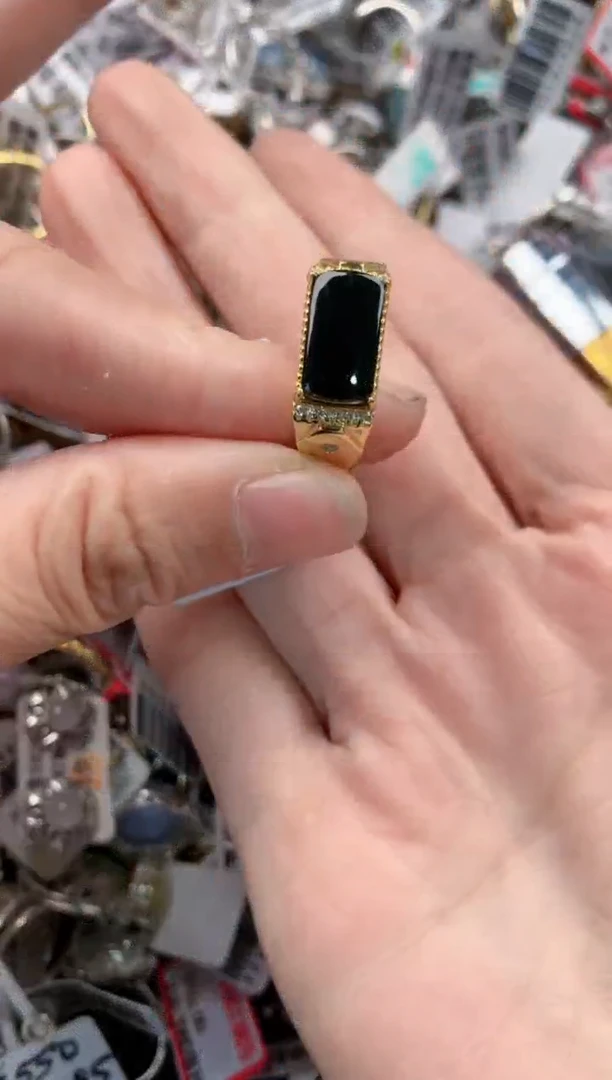 银S925镶嵌戒指翡翠888           6