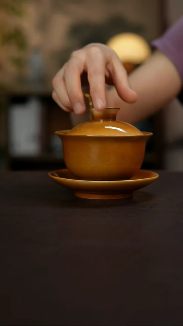 景德镇陶瓷杯碗柴烧多人