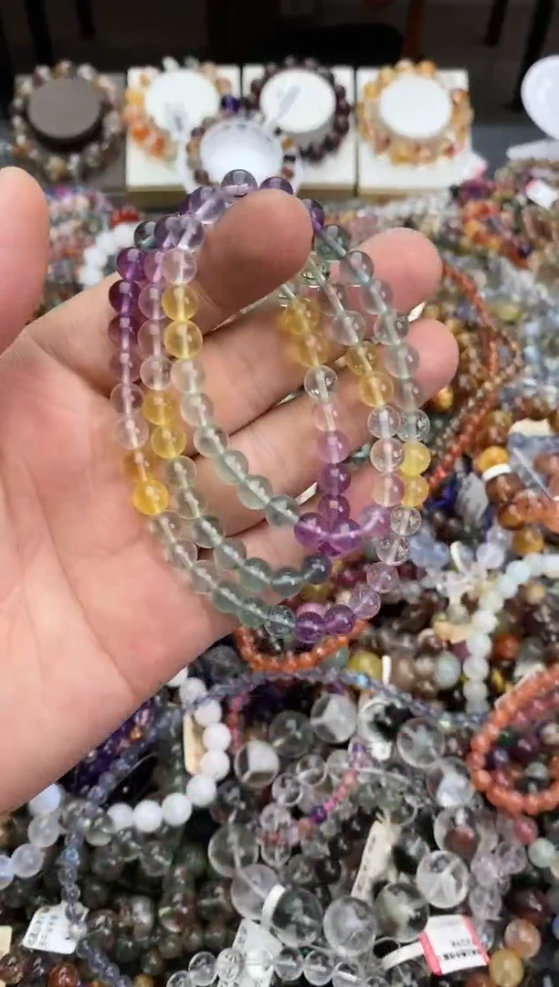 未镶嵌手链萤石手链