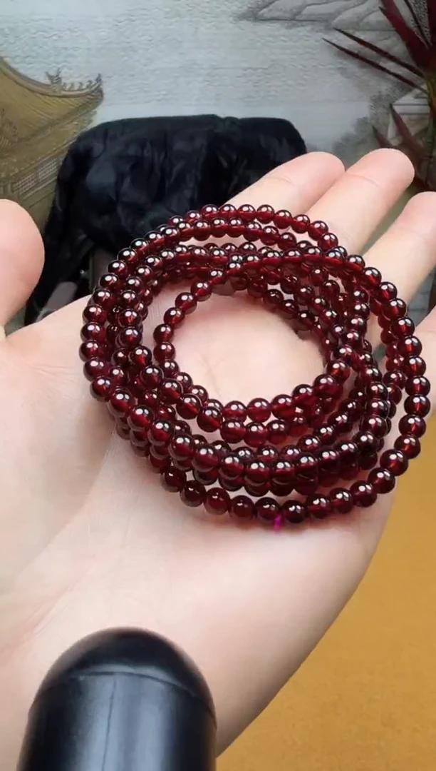 颈饰未镶嵌石榴石项链多样性发一