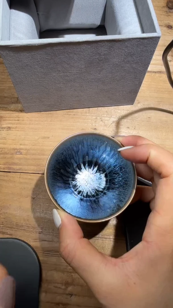 茶盏百花精品建盏分享79