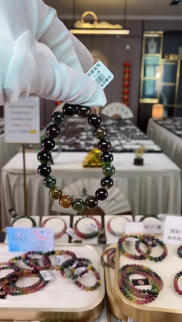 【闪购商品】碧玺单圈手串10mm+未镶嵌（多样性发一条）xion