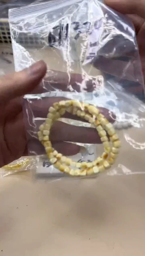 【闪购商品】蜜蜡手链未镶嵌071320 蜜蜡方糖单圈