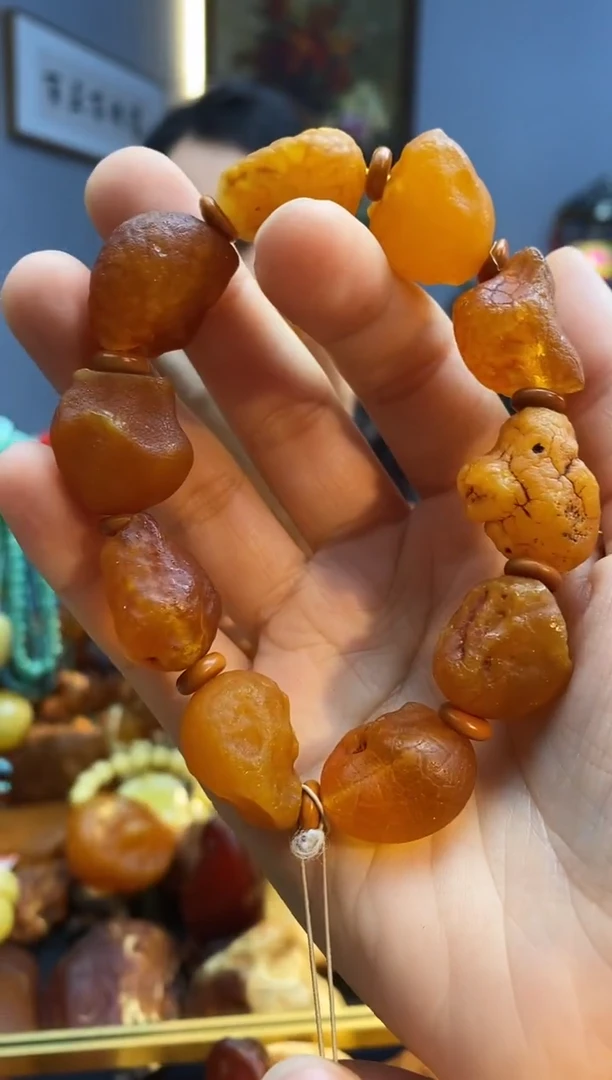 未镶嵌琥珀手串手串