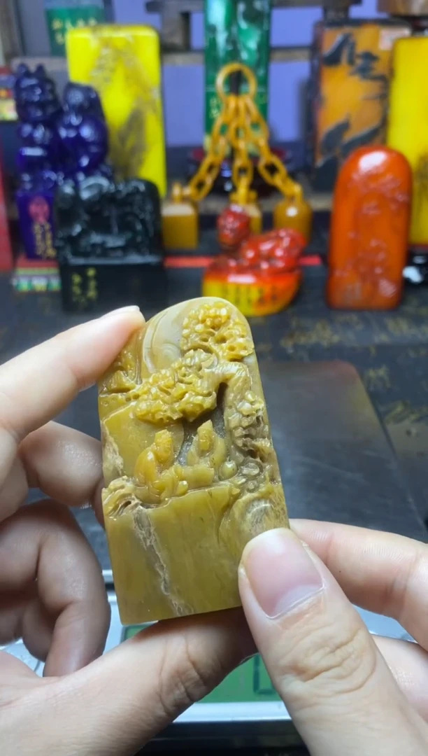 寿山石印石纯天然篆刻石料