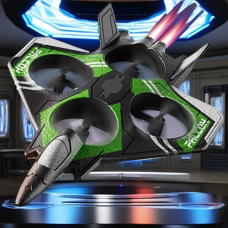 【充电定高悬停尊享版】三锂电池遥控飞行器翻滚特技耐摔飞机礼盒装