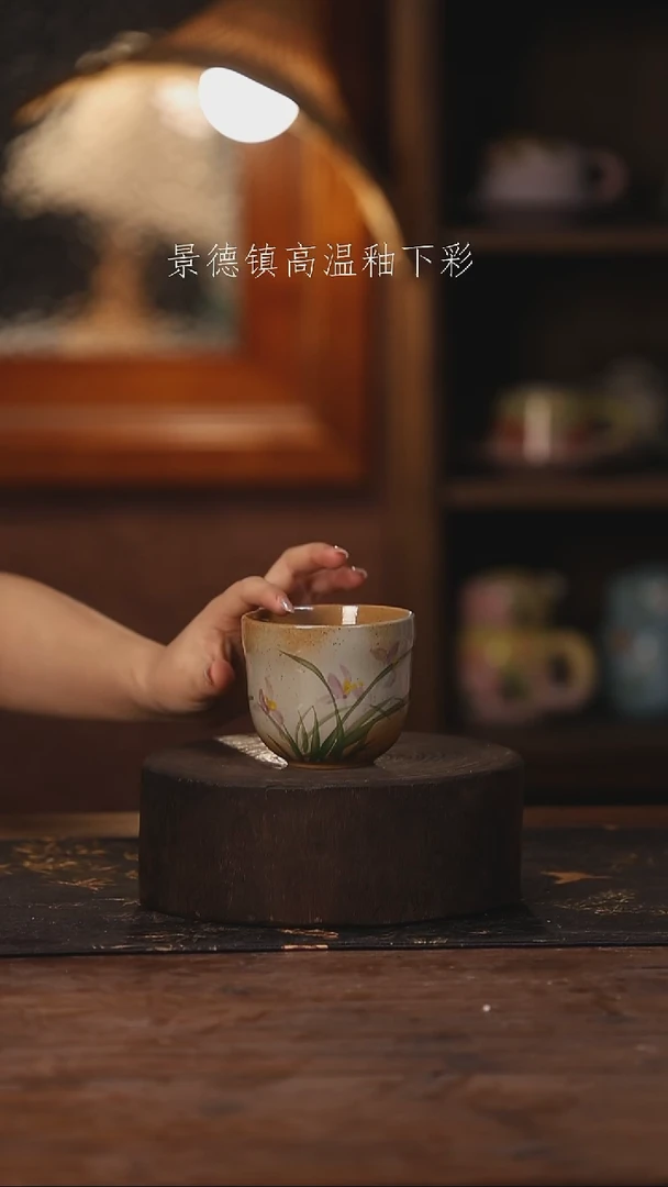 陶瓷景德镇高温釉下手绘陶瓷484