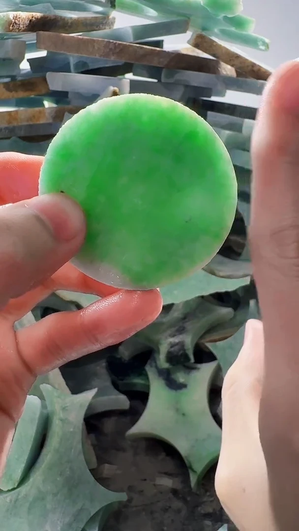 裸石翡翠缅甸翡翠A货文6172