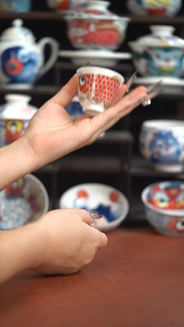 昨明手绘吉祥客杯（宠粉福利）