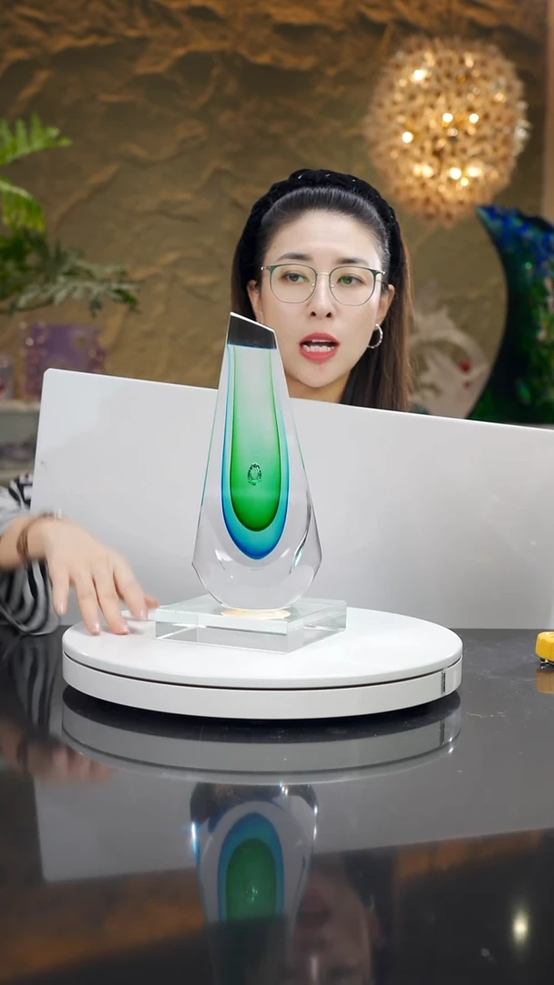 琉璃天使之泪切面摆件