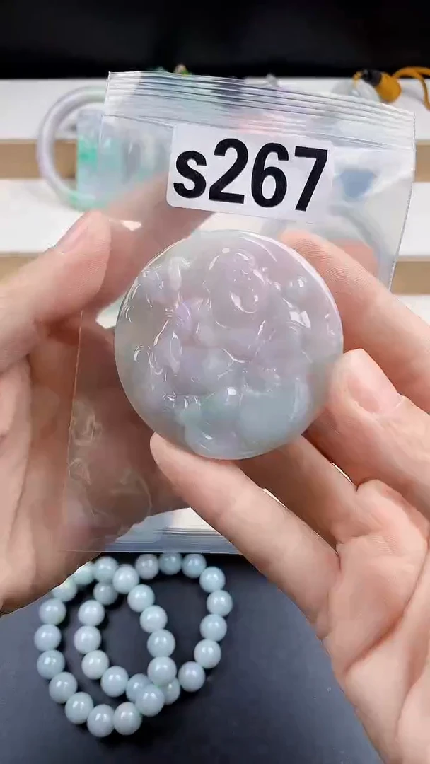 颈饰未镶嵌翡翠天然翡翠吊坠挂件