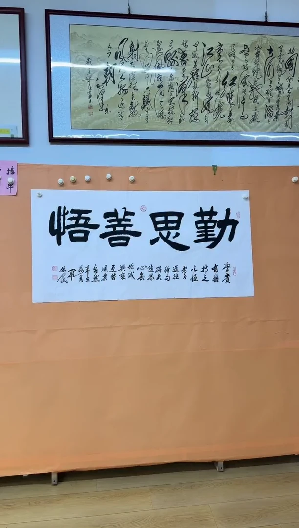 书法勤思善悟作品