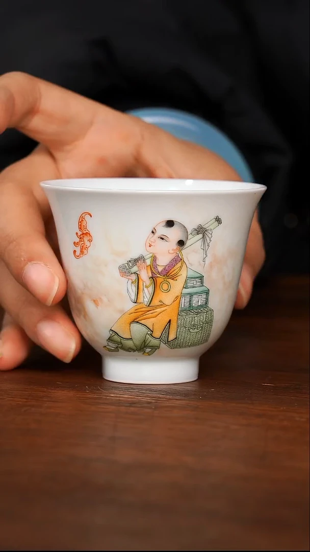 深耕一方手绘主人杯