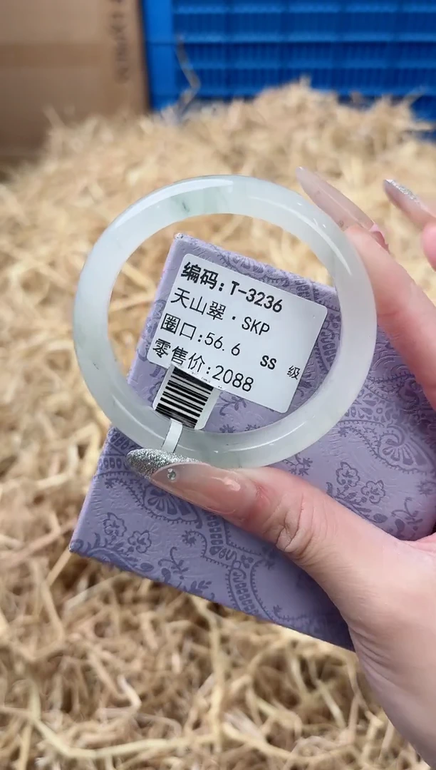 未镶嵌手镯石英质玉T-3236