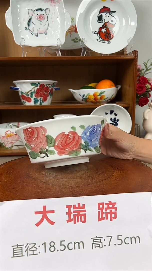 摆件景德镇手工手绘陶瓷