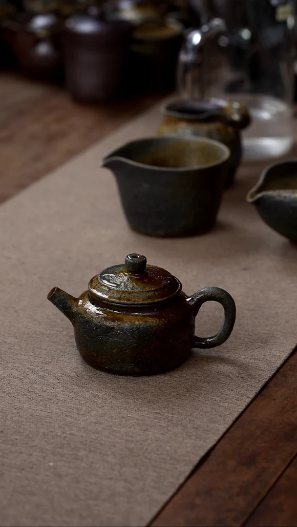 茶壶紫砂柴烧德钟