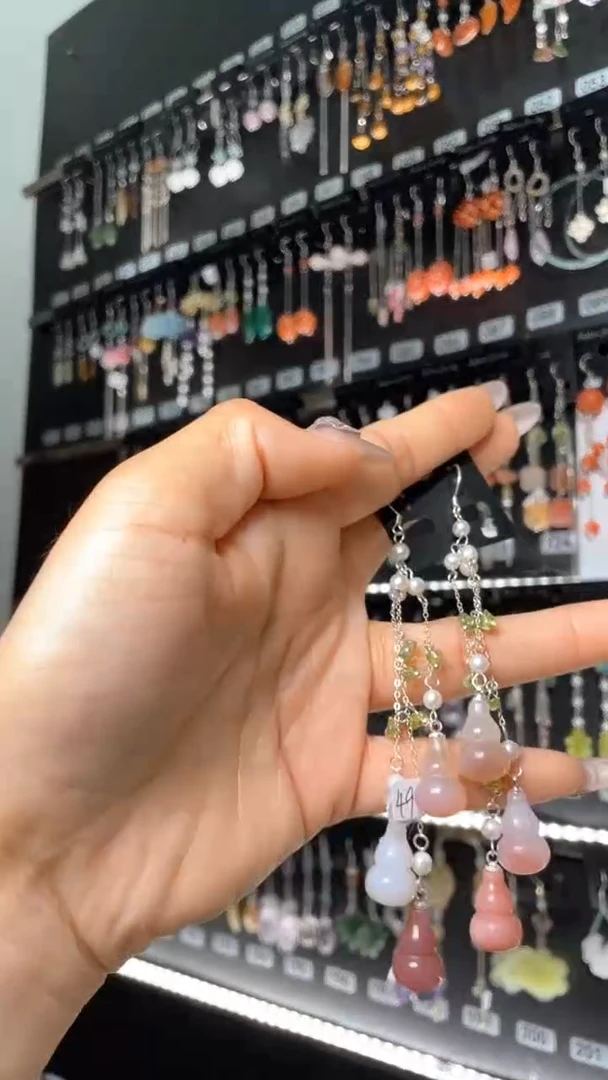 紫晶耳饰银S925镶嵌w w111