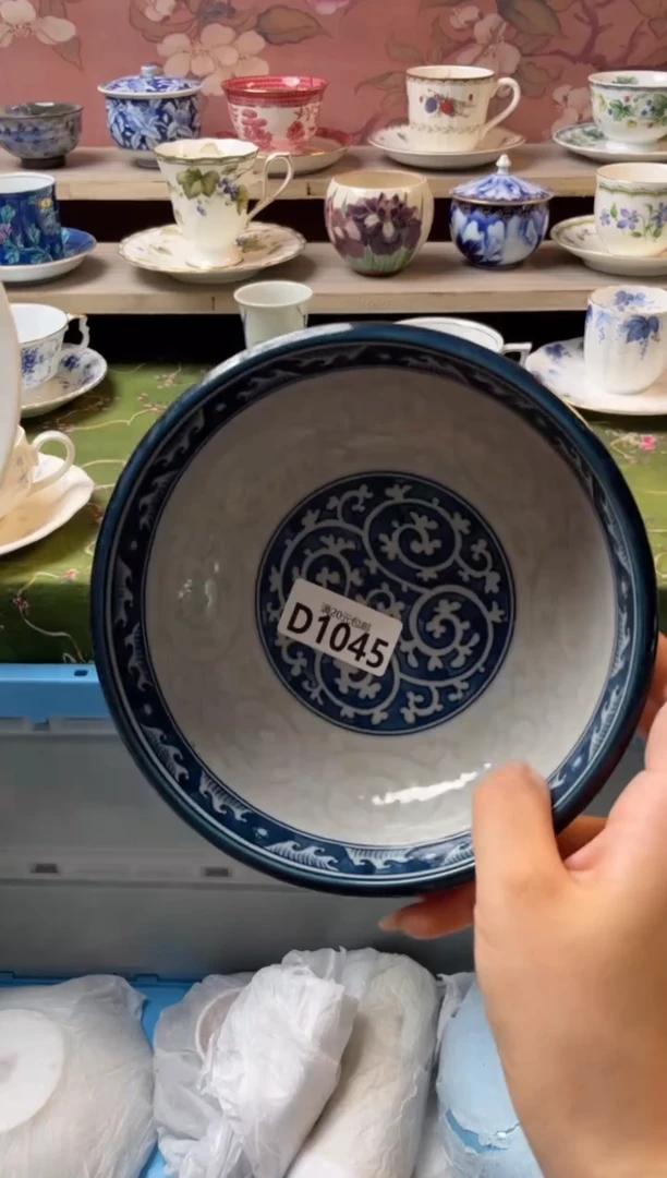 瓷片雪*姐瓷器瓷器D1045