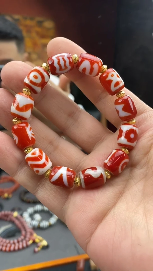 玛瑙/玉髓颈饰未镶嵌-1008 -65 多样性发