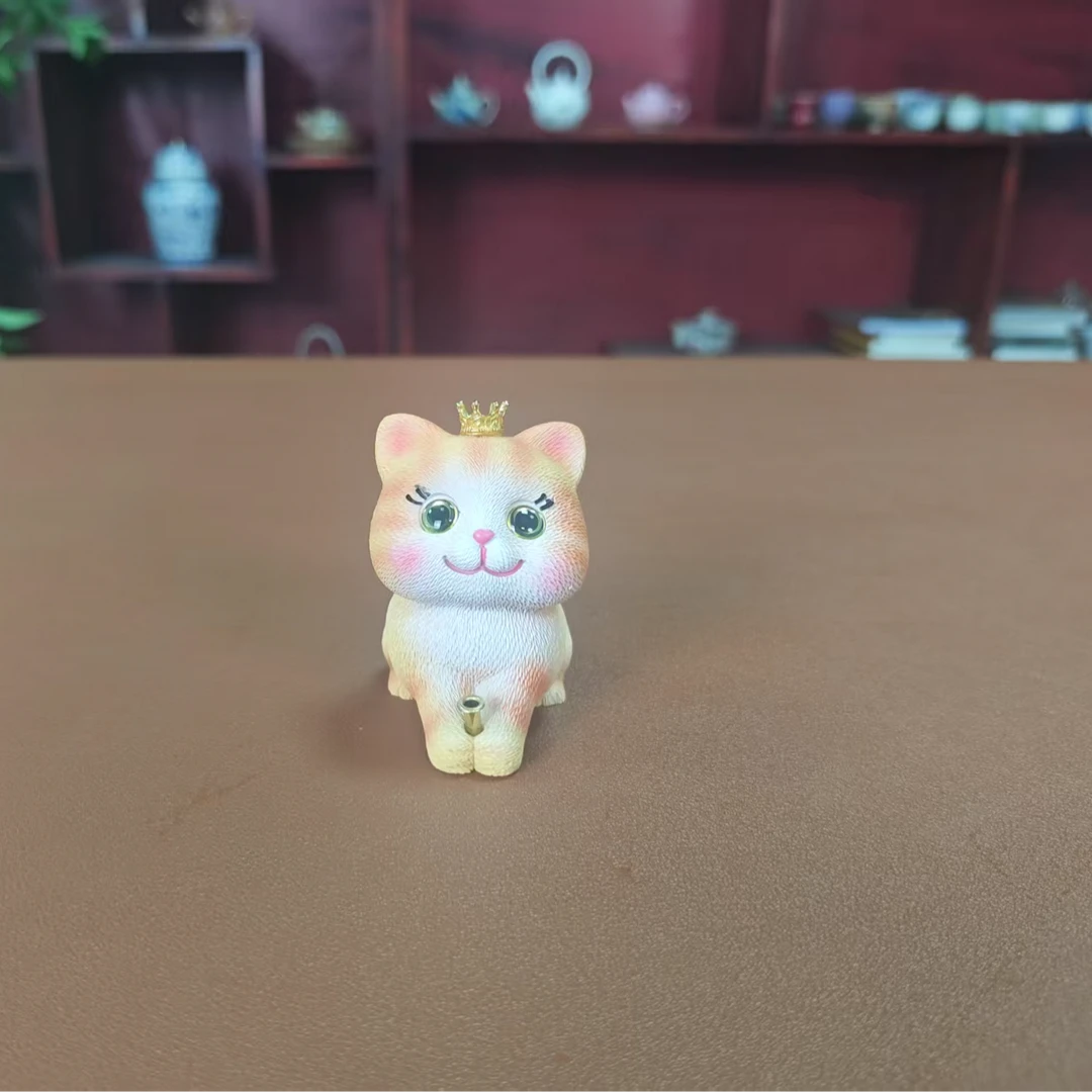 【闪购链接】猫咪香插茶道摆件KK007