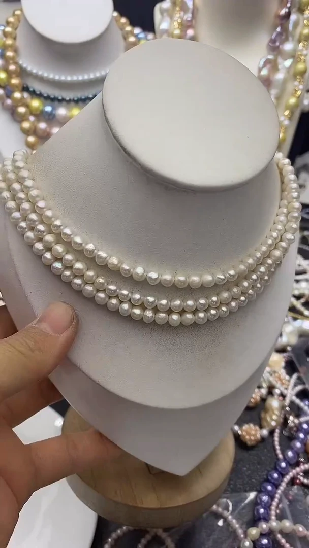 颈饰未镶嵌淡水珍珠多人