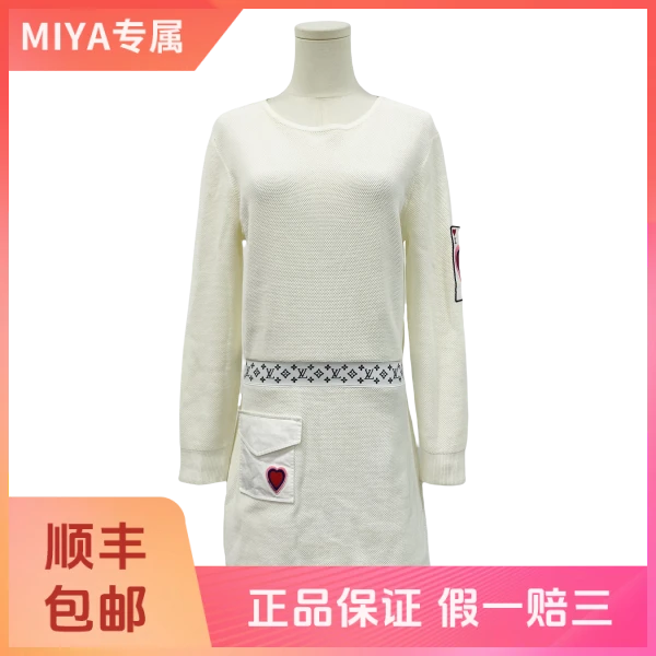 妃鱼/路易威登/棉/连衣裙/95新/M4/27