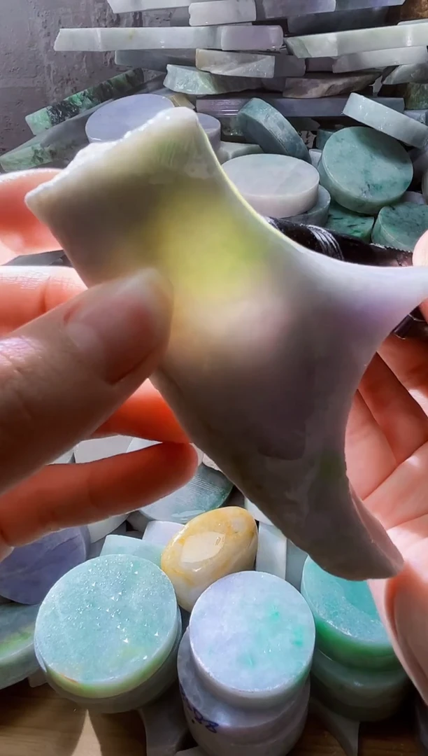 裸石翡翠天然翡翠A货玉 南 643