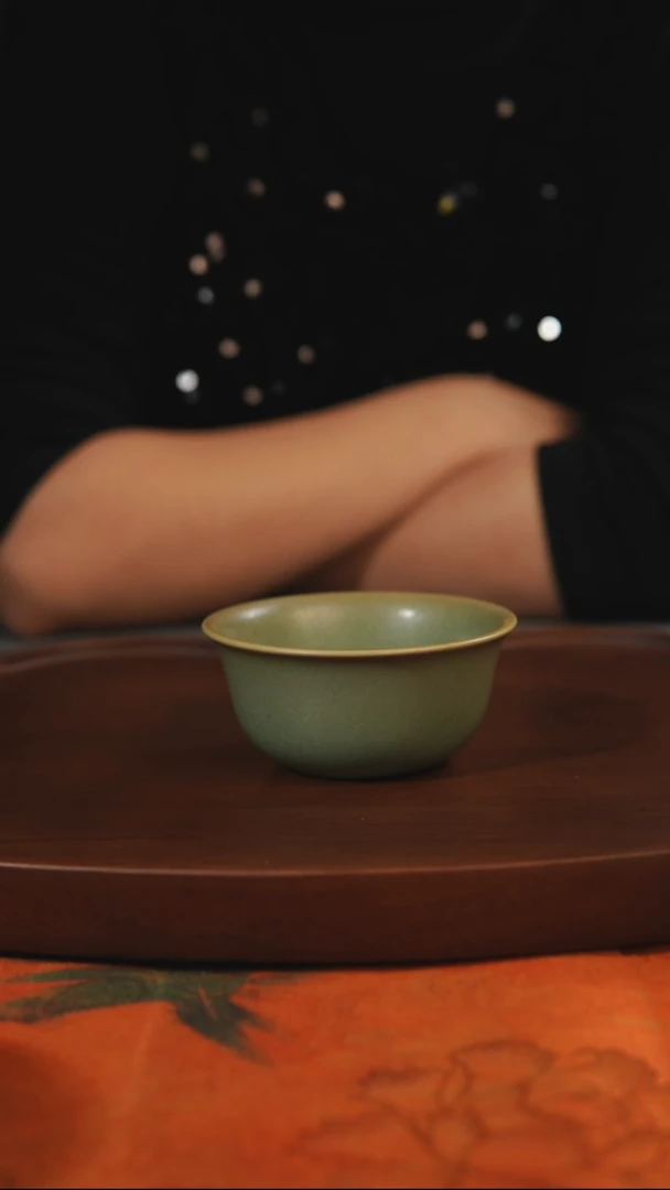 杯子热****?鸡缸 柴烧全品一级 汝州原产地原矿仿古老釉
