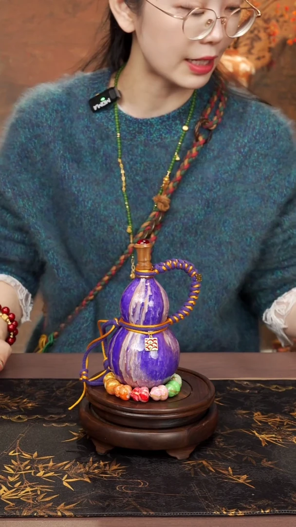 32 --高端工艺大漆酒葫芦--98